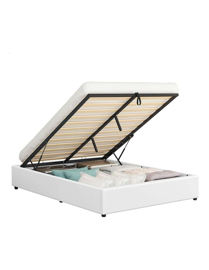 Double Size Bed Frame in White image 1