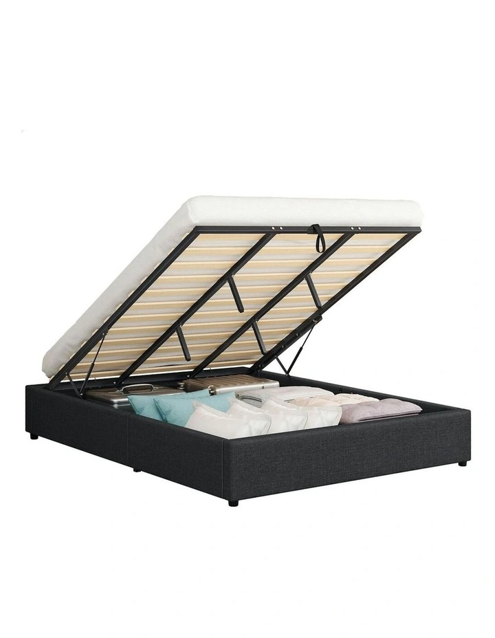 King Size Bed Frame in Charcoal image 1