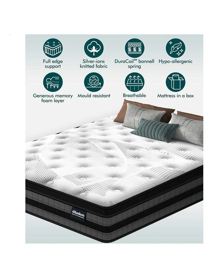 Bonnell Spring Euro Top Foam Mattress Double in Multi image 2