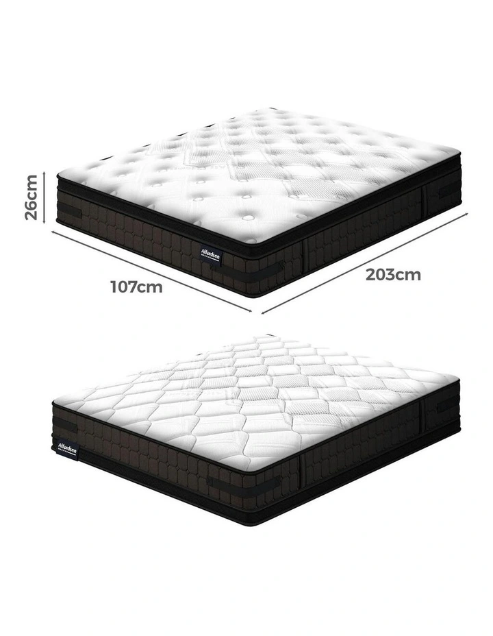 Bonnell Spring Mattress King Single Double-Sided 26cm in Multi image 5