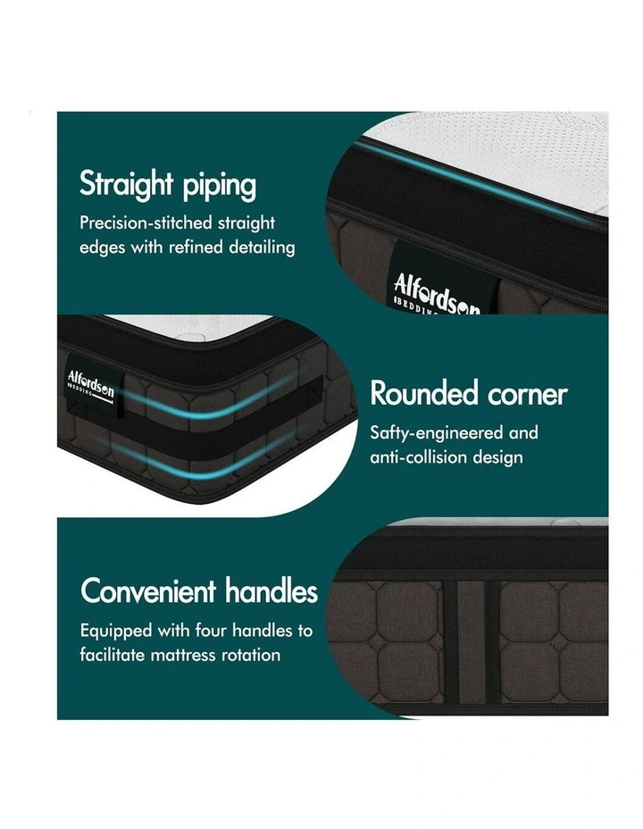 Bonnell Spring Mattress Queen Double-Sided 26cm in Multi image 7