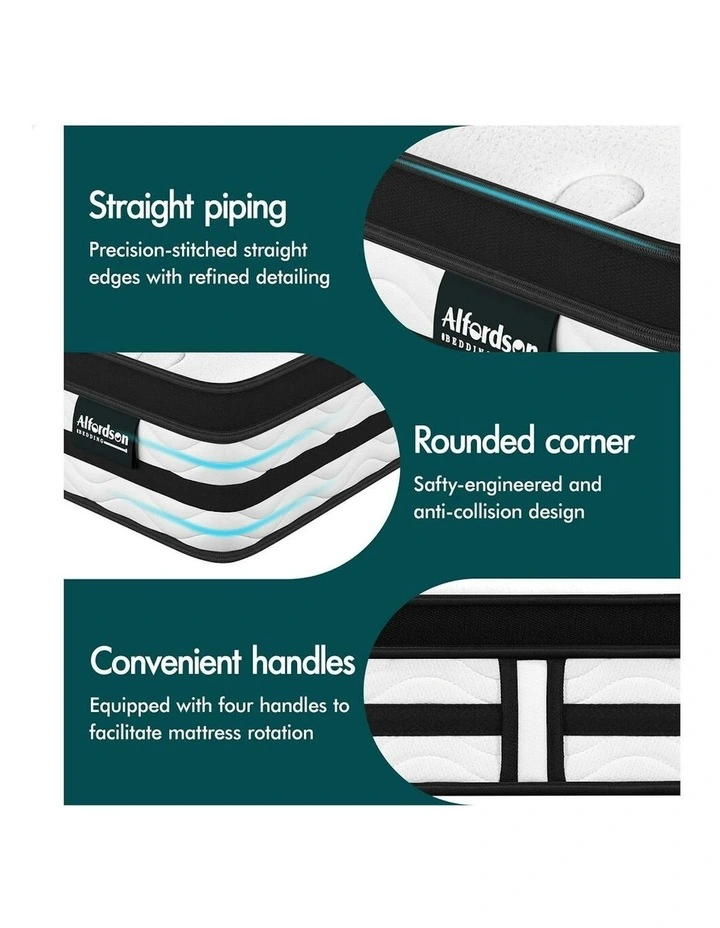 Bonnell Spring Mattress King Single 22cm in Multi image 7