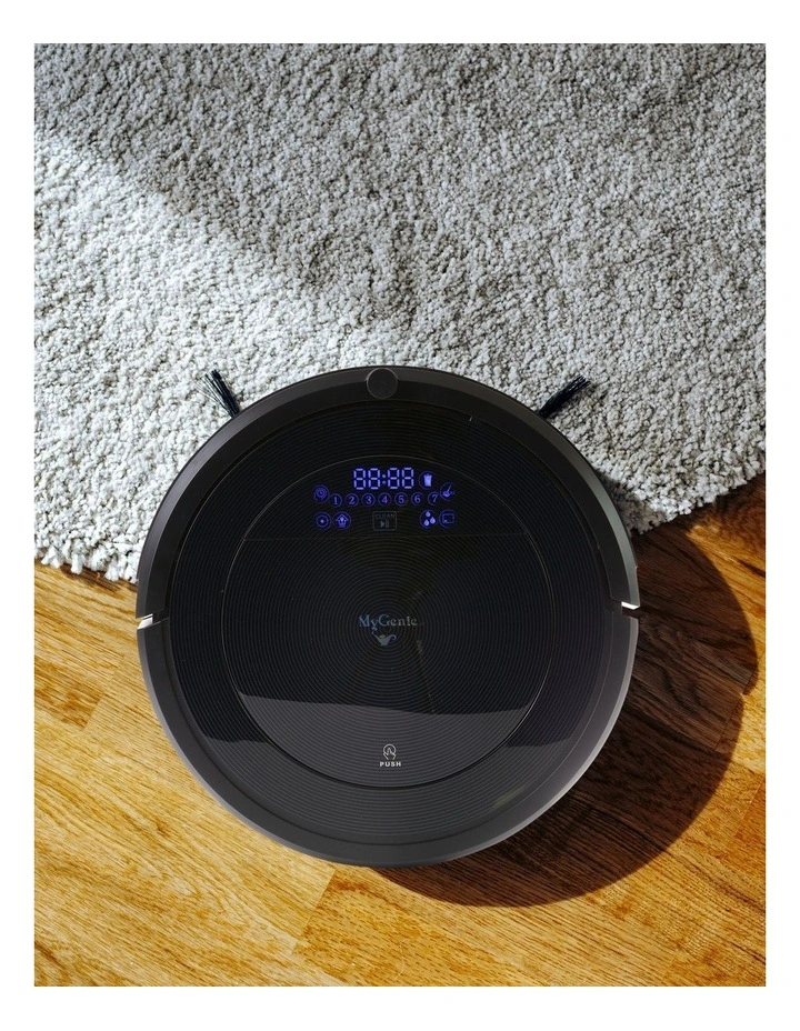 ZX1000 Intelligent Robotic Vacuum in Black image 2