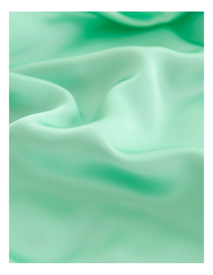 Mulberry Silk Pillowcase Twin Pack with Gift Box (51x76cm) in Mint image 3