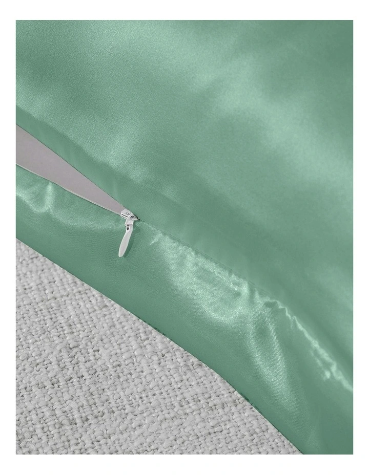 Mulberry Silk Pillowcase Twin Pack with Gift Box (51x76cm) in Mint image 7