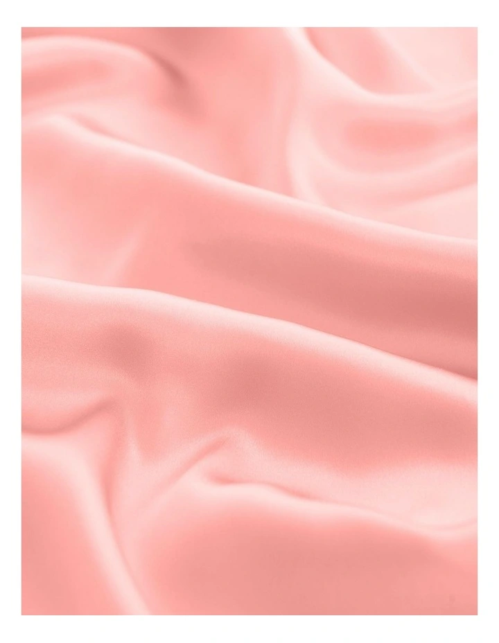 Mulberry Soft Silk Hypoallergenic Pillowcase Twin Pack  51x76cm in Blush image 3