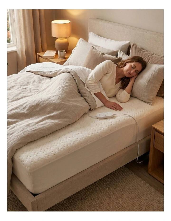 Thermolux Elite Electric Blanket Multi Zone Queen in White image 2