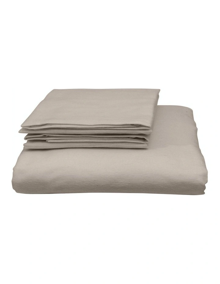 1000 Thread Count Bamboo Blended Quilt Cover Set in Grey image 3
