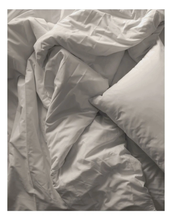 1000 Thread Count Bamboo Blended Quilt Cover Set in Grey image 4