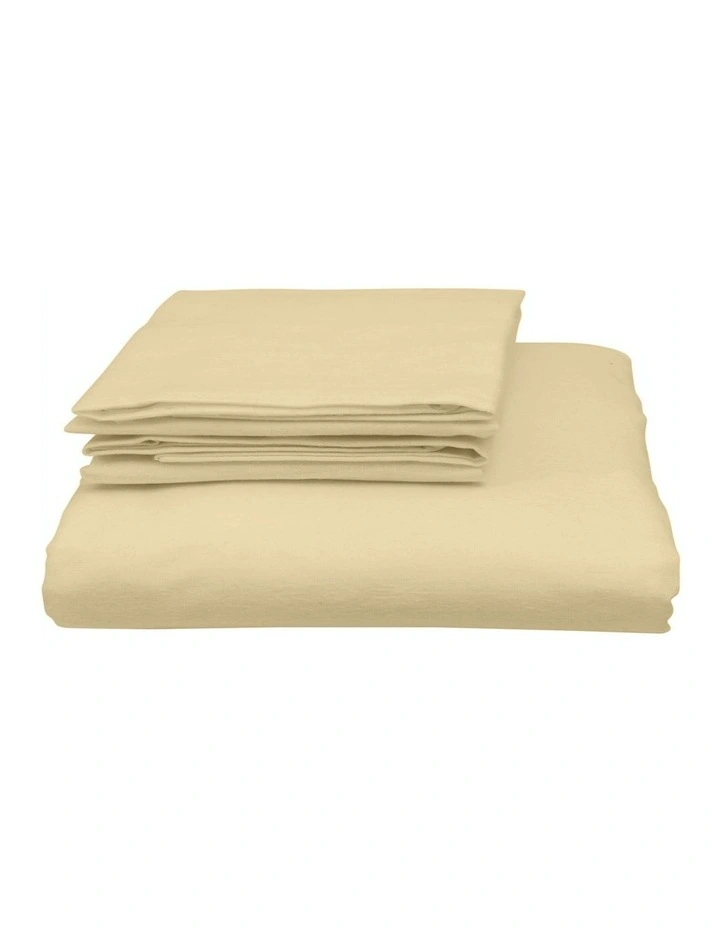 1000 Thread Count Bamboo Blended Queen Quilt Cover Set in Oatmeal image 3