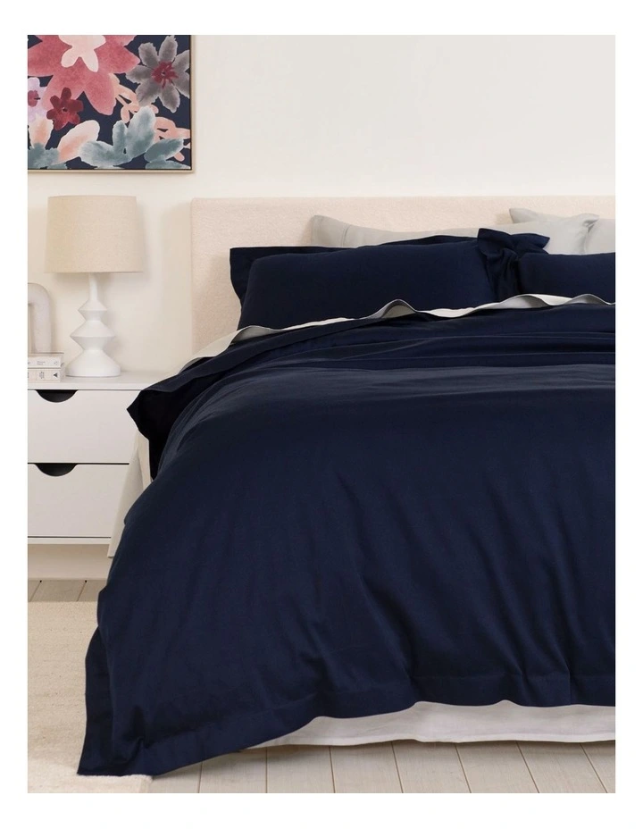 Royal Comfort Balmain 1000TC Bamboo Cotton Quilt Cover Set In Royal