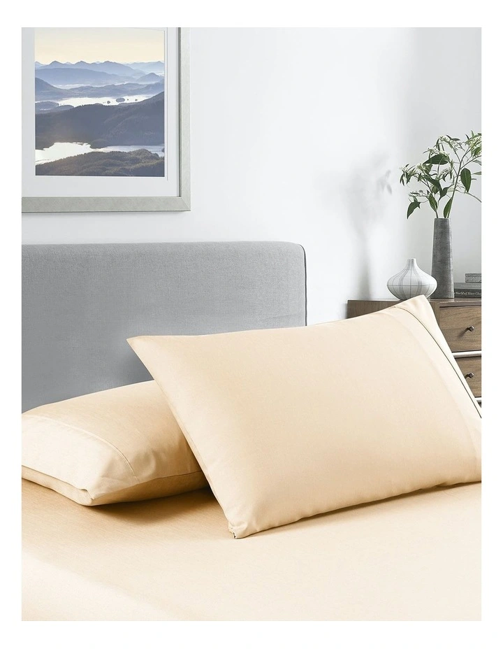 Bamboo Cooling Sheet Set Thread Count 2000 in Oatmeal image 2
