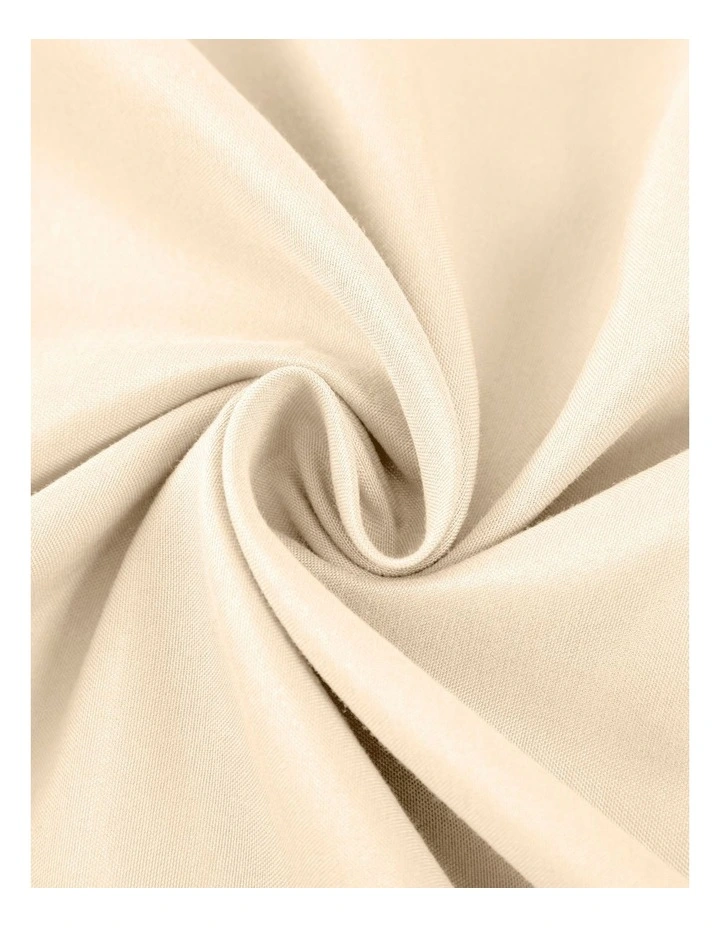 Bamboo Cooling Sheet Set Thread Count 2000 in Oatmeal image 3