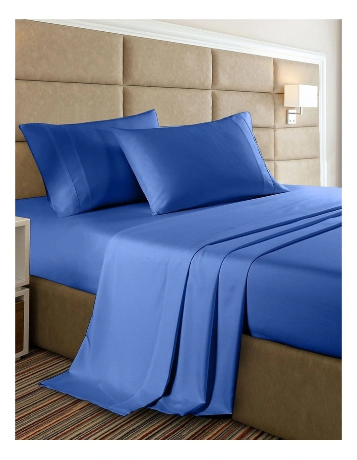 2000TC Bamboo Cooling Sheet Set in Royal Blue image 1