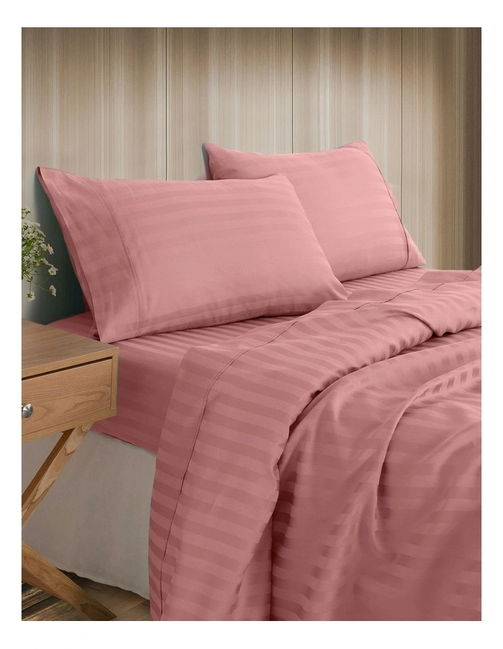 Kensington 1200TC Striped Hotel Grade Sheet Set in Desert image 1