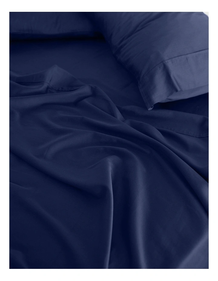 Balmain 1000TC Bamboo Cotton Sheet Set in Royal Blue image 3