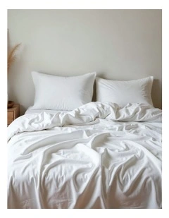 1500TC Cotton Rich King Sheet Set 4 Piece in White
