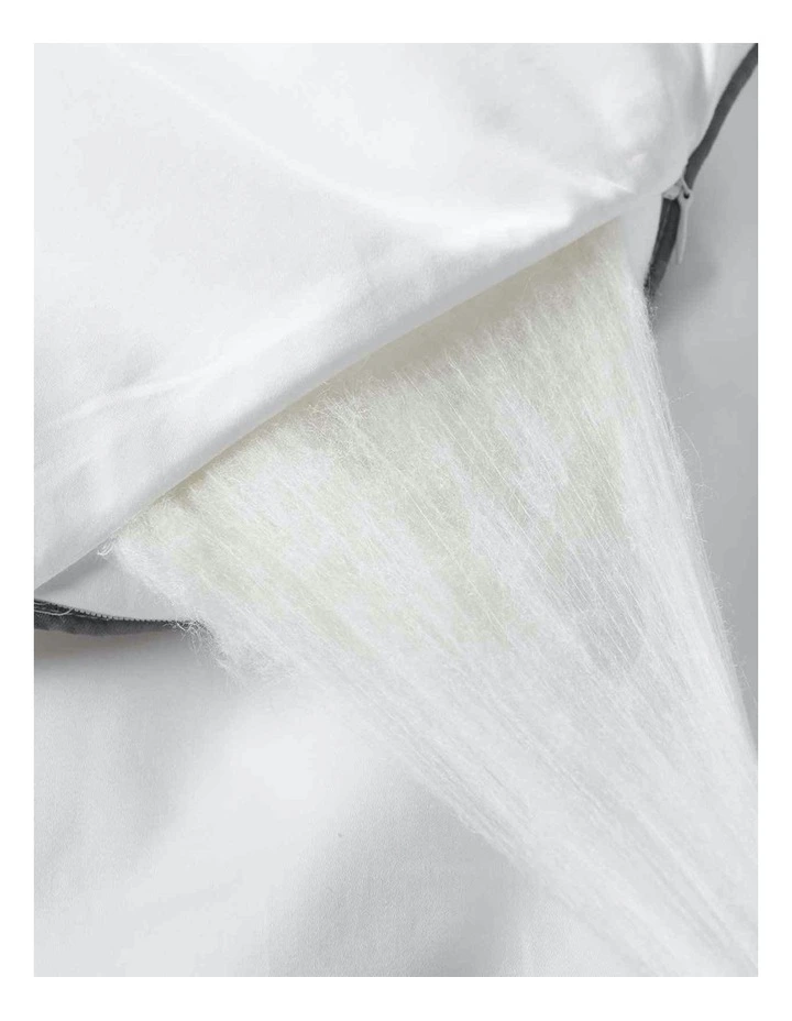 100% Silk Filled Eco-Lux Quilt 300GSM in White image 6