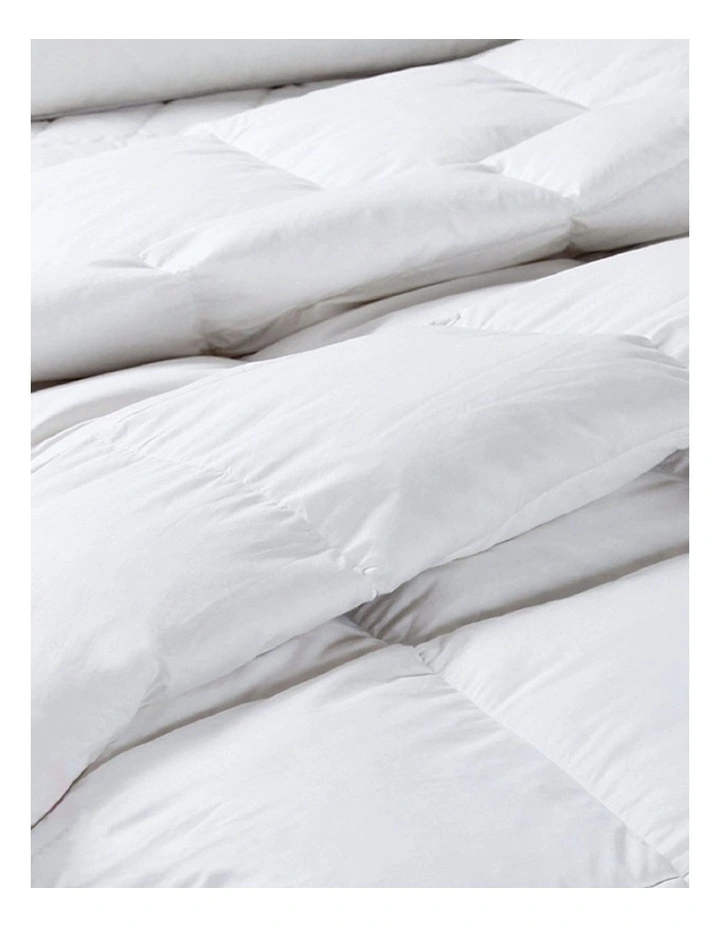 Royal Comfort 50 Goose Feather 50 Down 500GSM Quilt In White MYER