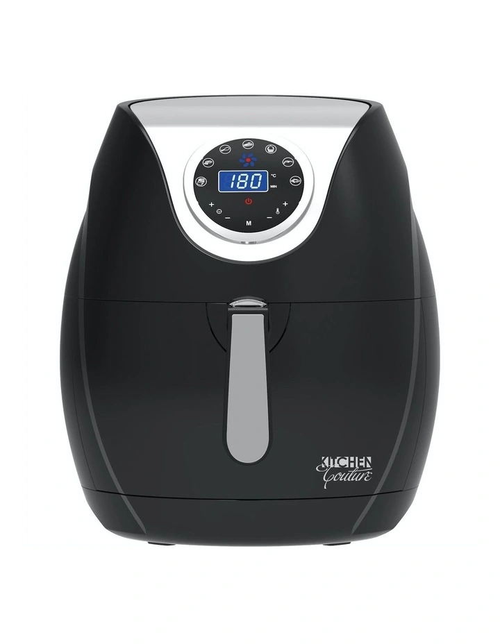LED Display Low Fat Healthy Oil Free Digital Air Fryer 7L in Black image 5