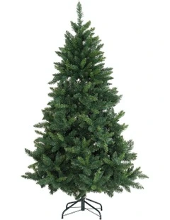 Snowed Christmas Slim Tree With 200 LED Lights 180cm