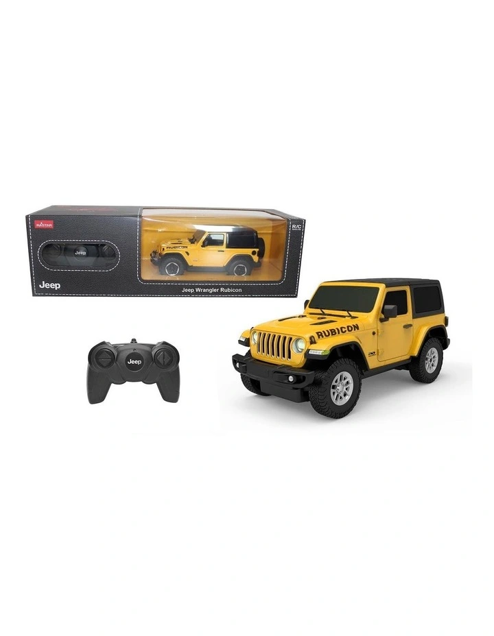 Remote Control Jeep 1:24 Scale Brand New Sports Car in Yellow image 3