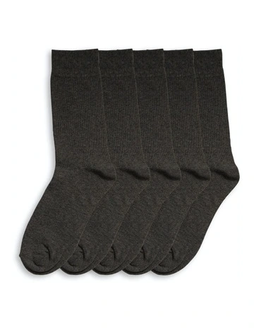 Business Crew Socks 20 Pack in Charcoal