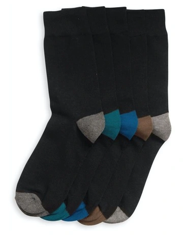Business Crew Socks 40 Pack inBlack