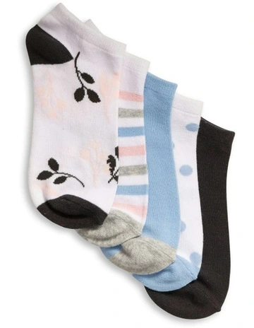 Casual Low Cut Socks 20 Pack in Two Tone