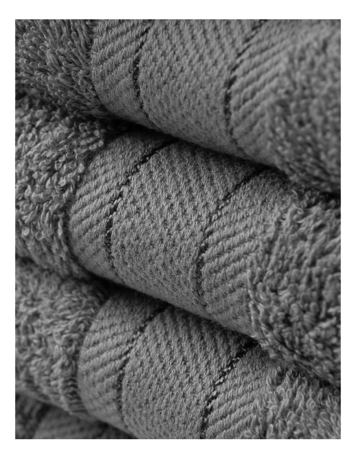 Mirage Cotton 14 Piece Towel Set in Granite image 3