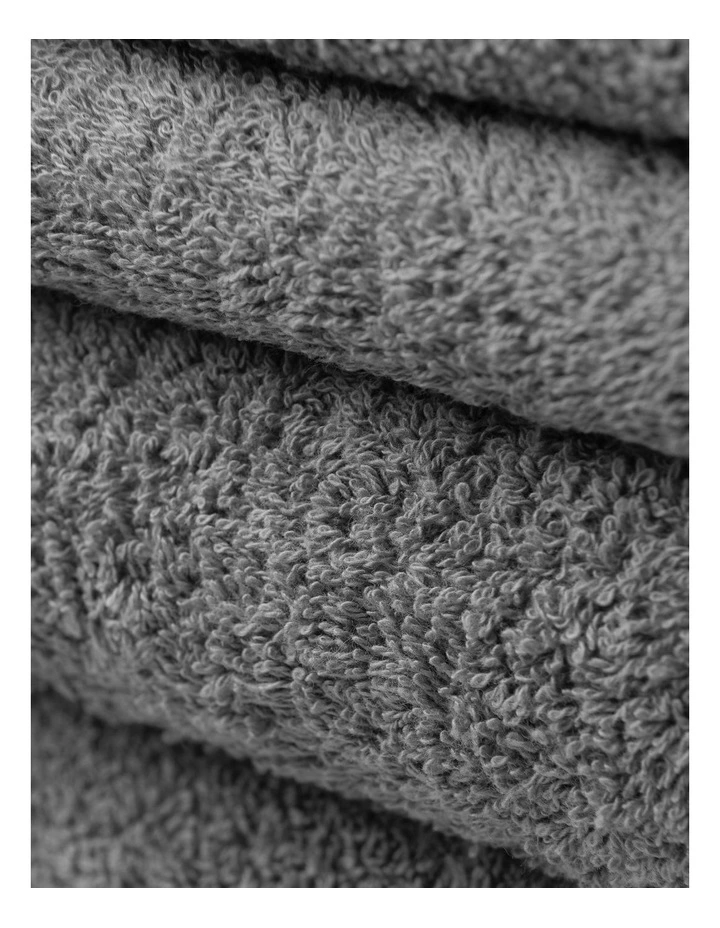 Mirage Cotton 14 Piece Towel Set in Granite image 4