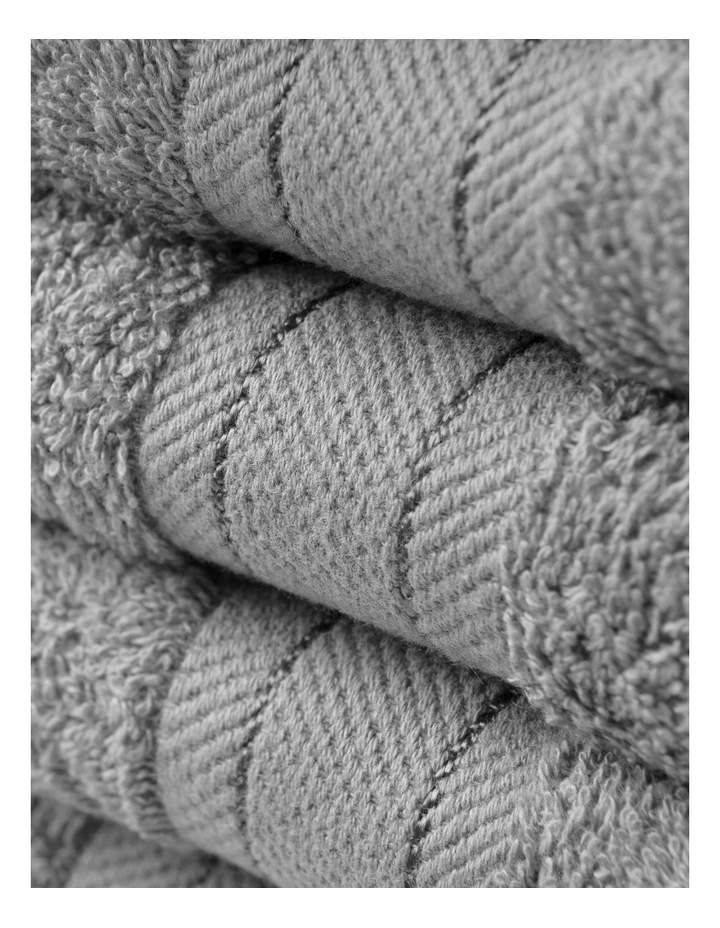Royal Comfort Mirage 14 Piece Towel Set in Light Grey image 3