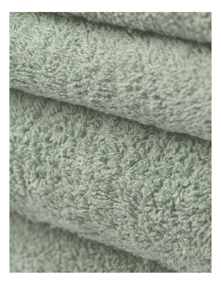 Regency Luxury Plush Towel Set 20 Piece in Sage Green image 6