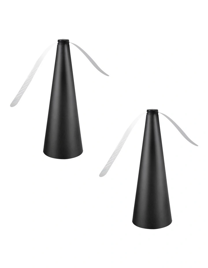 Havana Outdoors Portable Fly And Mosquito Tower Fan 2 Pack in Black image 1