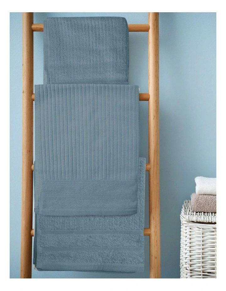 Royal Comfort Eden Cotton Towel Pack 600GSM 8 Piece in Turquoise image 2