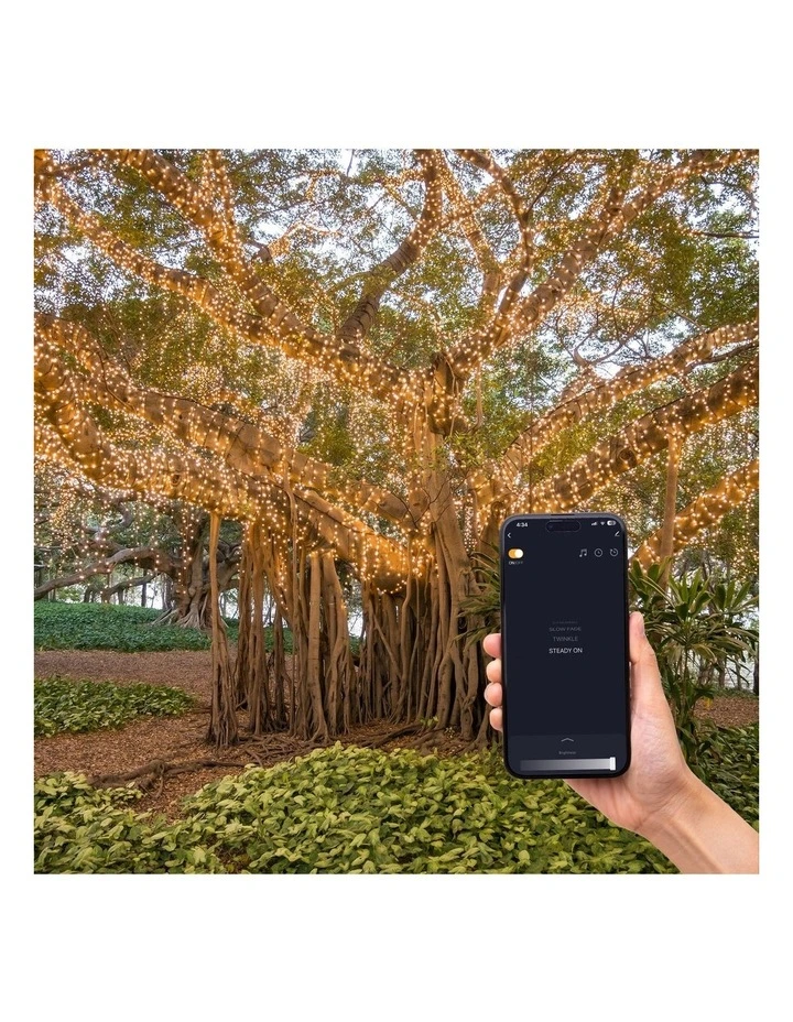 LumiFx 300 LED WIFI Smart String 8 Lights Effects 15M in Warm White image 2