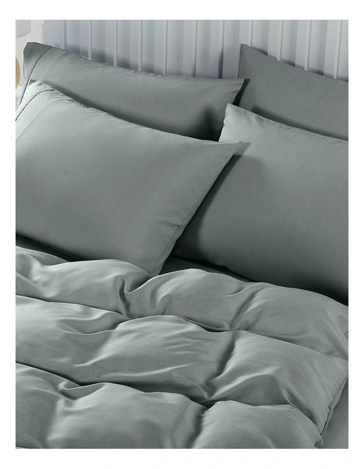 Bamboo Cooling 2000TC Combo Set Double 6-Piece in Grey image 4