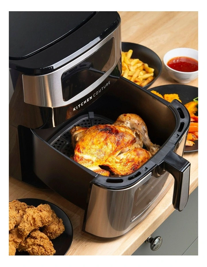 Clear View Digital Air Fryer Large Capacity 12 Litre in Silver image 4