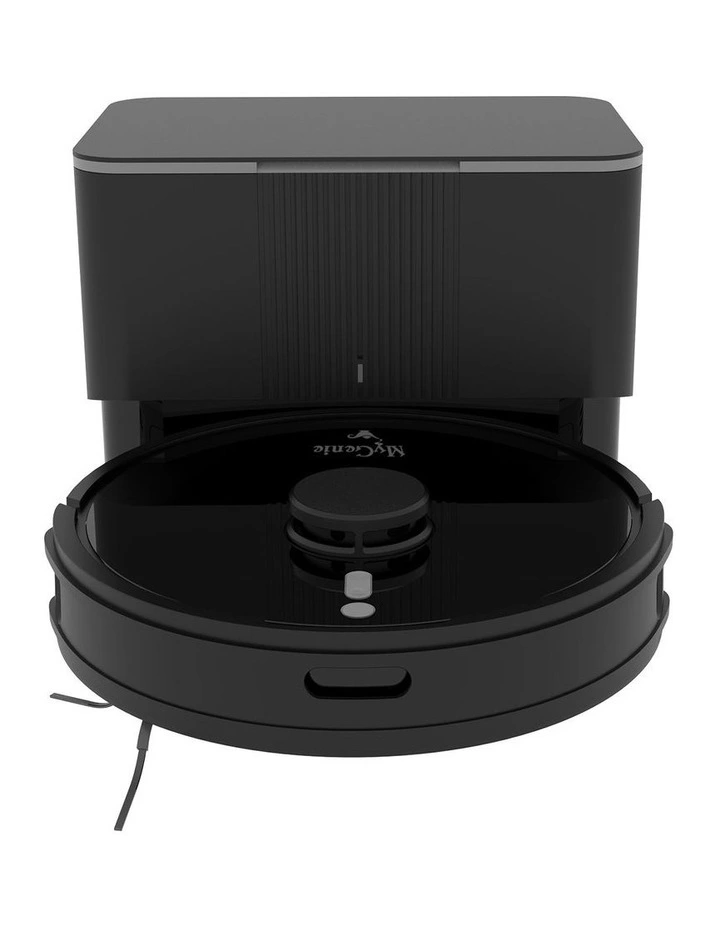 MyGenie Turbo Glide Self Cleaning Robot Vacuum in Black image 1