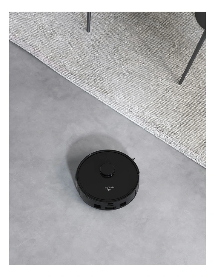 MyGenie Turbo Glide Self Cleaning Robot Vacuum in Black image 2