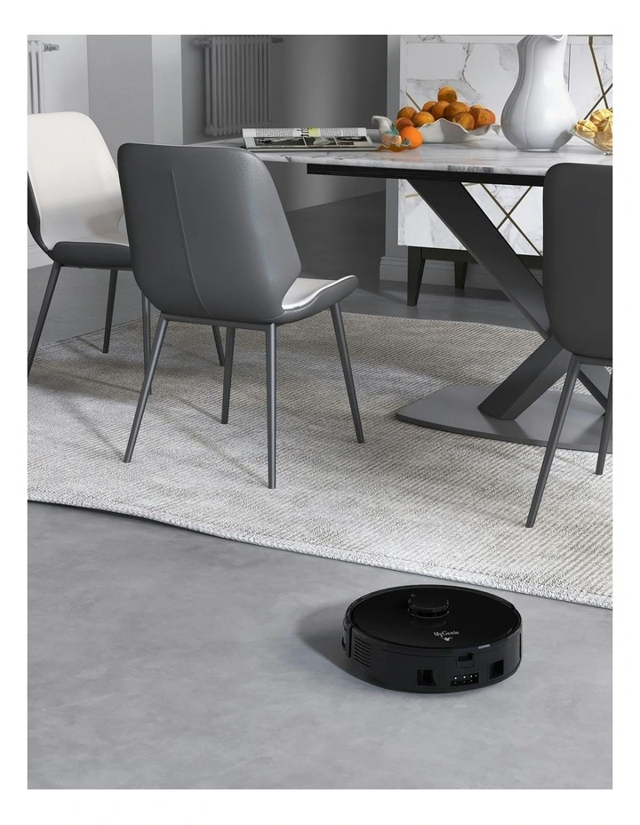 MyGenie Turbo Glide Self Cleaning Robot Vacuum in Black image 3