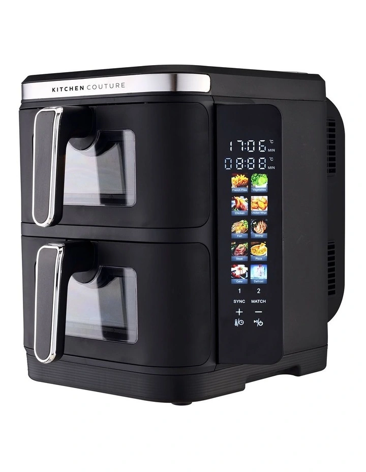 Clear View Vertex Dual Draw Air Fryer 11L image 1