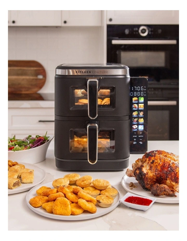 Clear View Vertex Dual Draw Air Fryer 11L image 2