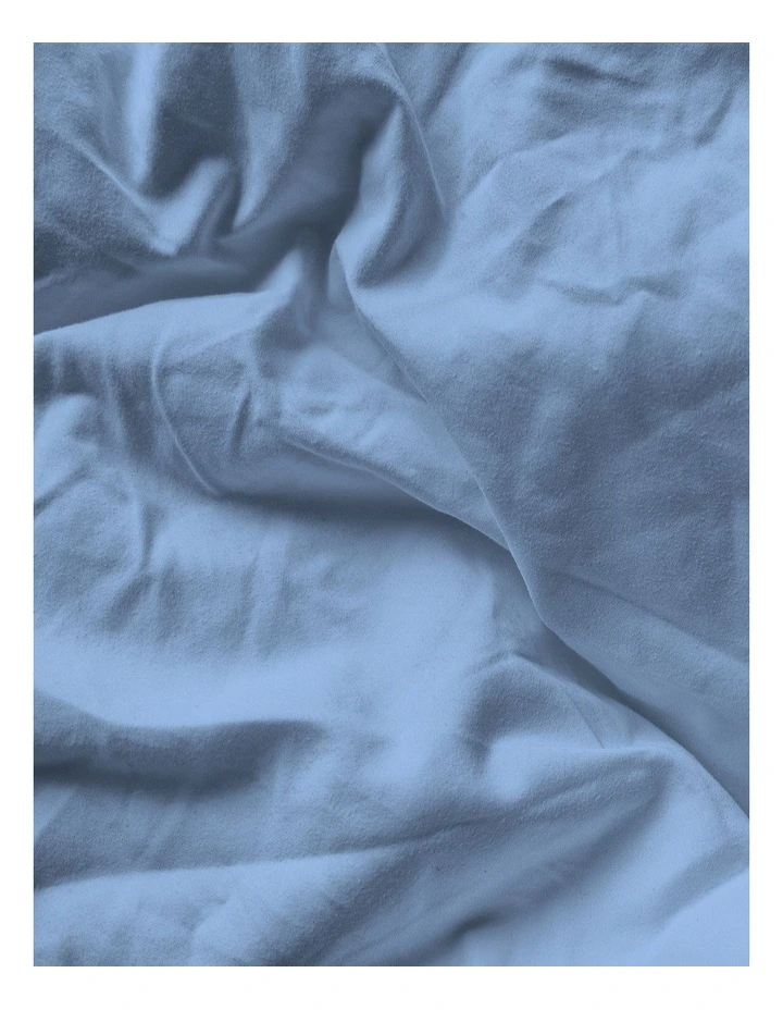 Opulence Washed Microfibre Sheet Set in Mineral image 2