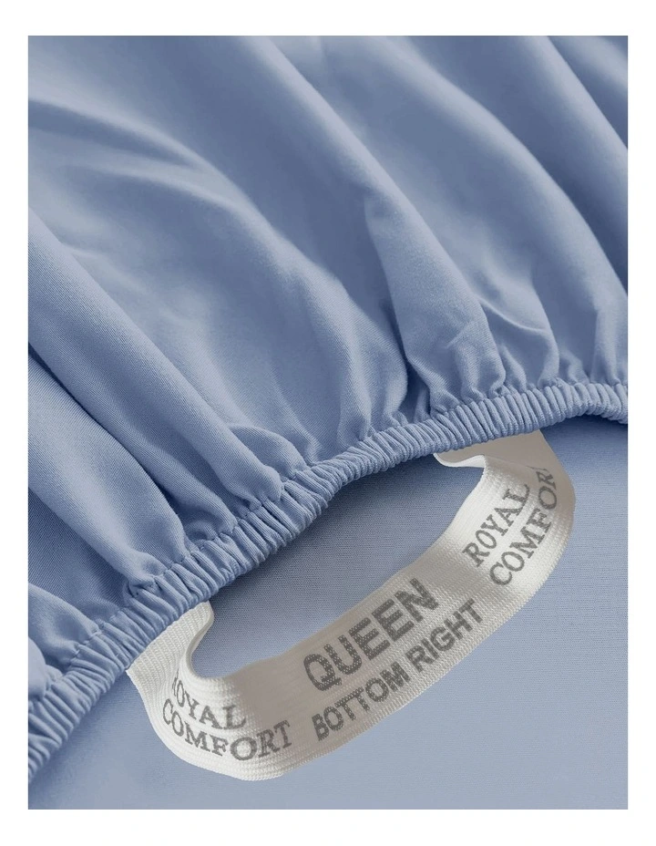 Opulence Washed Microfibre Sheet Set in Mineral image 3