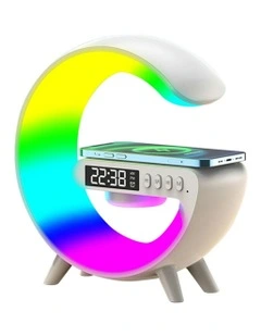 Charge Logic Wireless Charging RGB Clock Radio