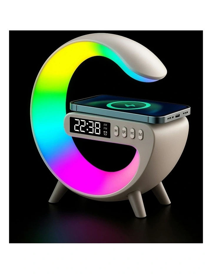 Charge Logic Wireless Charging RGB Clock Radio image 6