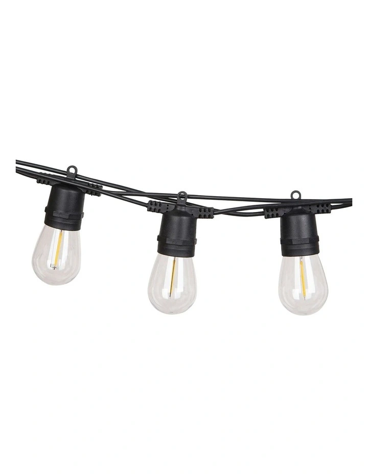 LumiFx 10 Bulb Solar Outdoor Festoon Lights image 5