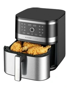 Stainless Air Fryer 8L in Silver