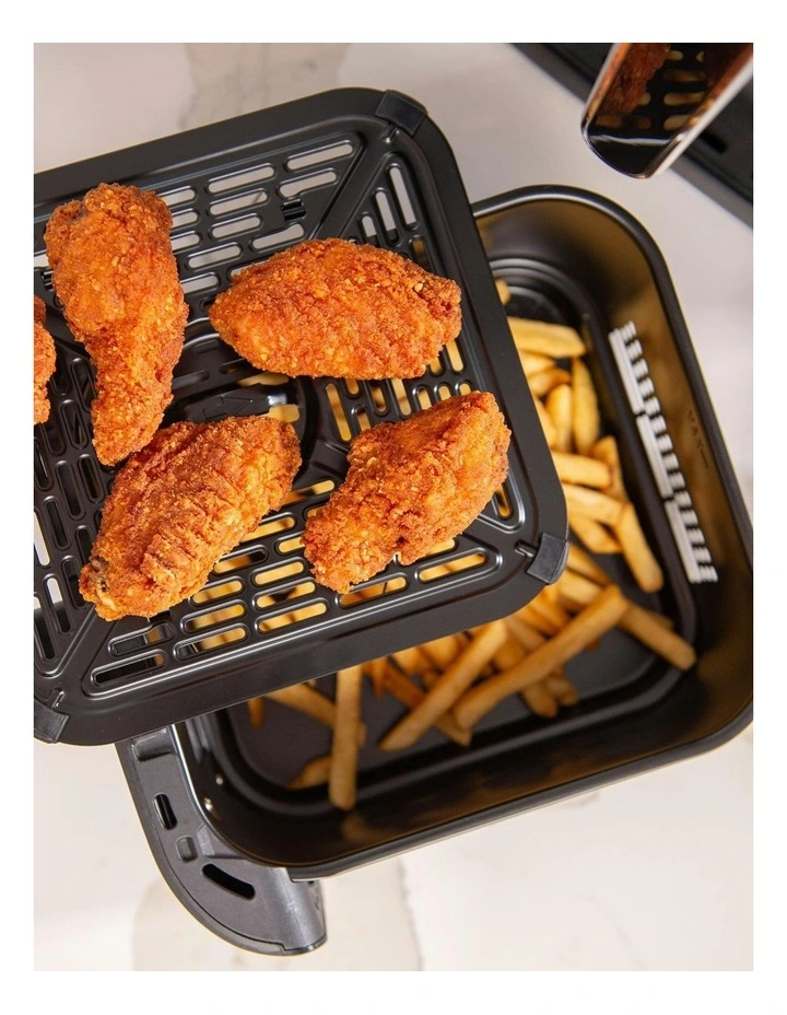 Clear View Vertex Dual Draw Air Fryer 11L in Stainless Steel image 5